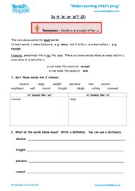 Worksheets for kids - is-it-ie-or-ei-2